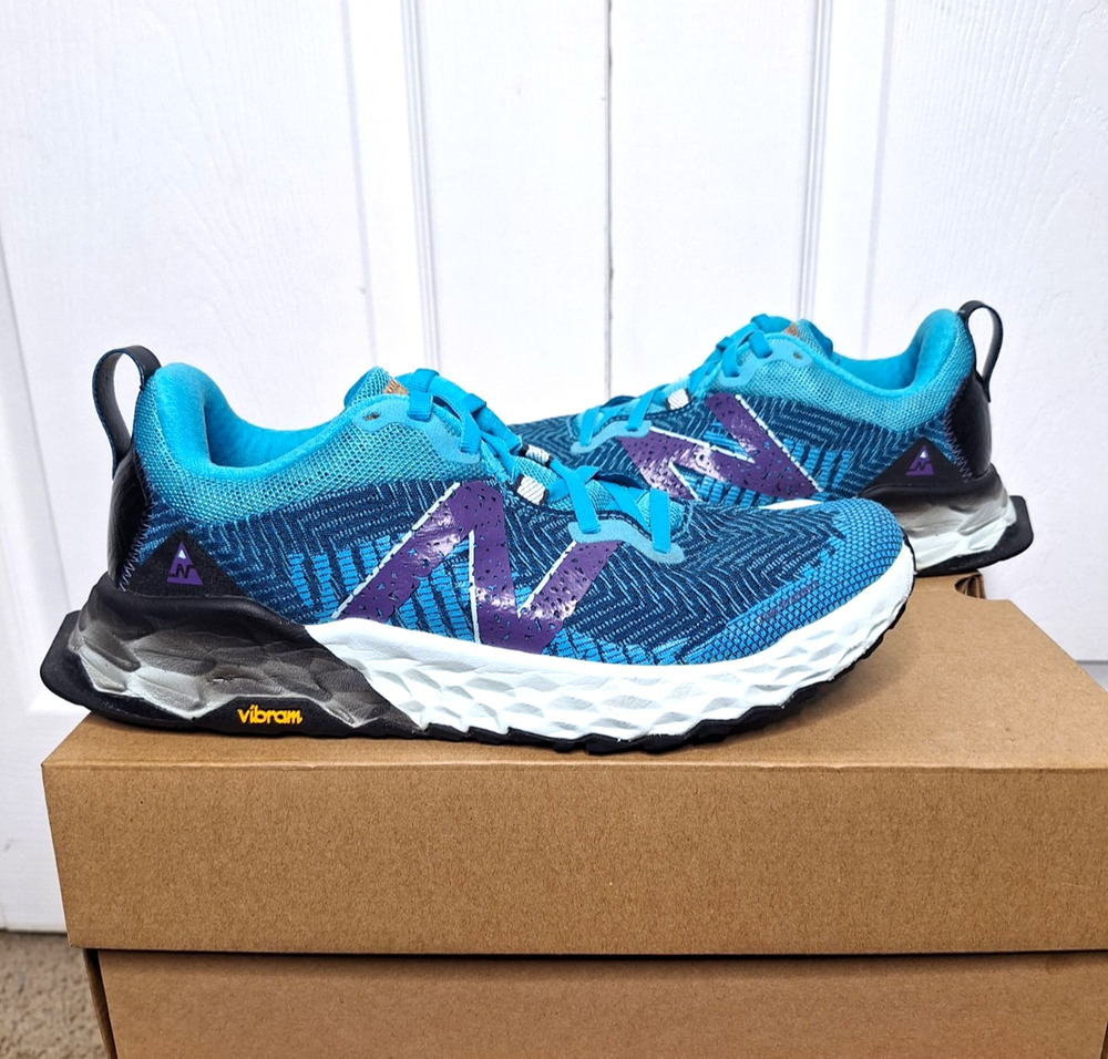 New Balance Fresh Foam Hierro v6 Trail Virtual Sky Sour Grape Teal Women Sz 9